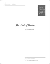 The Words of Mandos P.O.D. cover